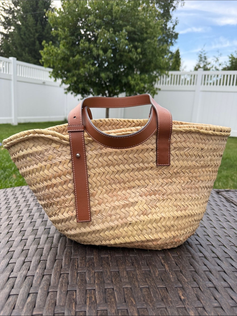 NWOT Loewe Medium Basket Bag - Picture 7 of 11